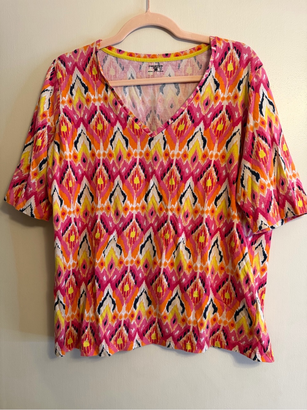 Jones New York Short Sleeve Top